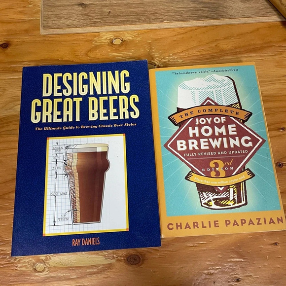 Designing Great Beers and Homebrewing books bundle Dad gift - Picture 1 of 5